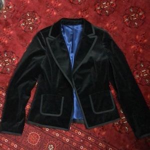 🌺🌺🌺NWT ANN TAYLOR BLACK VELOUR JACKET